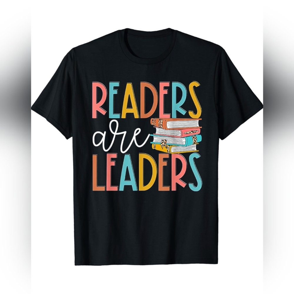Readers Are Leaders Book T-Shirt
